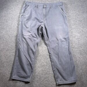 Duluth Trading Co Carpenter Pants Everyday Twill Mens 40x30 Gray Workwear‎